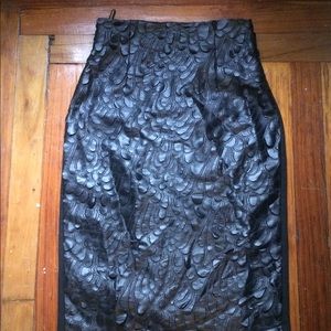 Sexy high waist pleather skirt